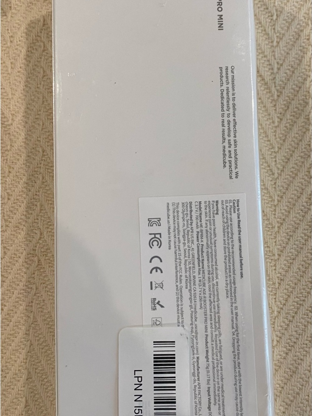 Medicube Age-R Booster Pro Mini - Picture 2 of 3